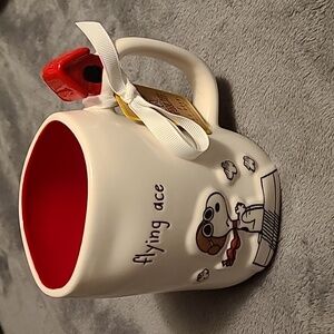 Rae Dunn Peanuts Flying Ace Snoopy Mug